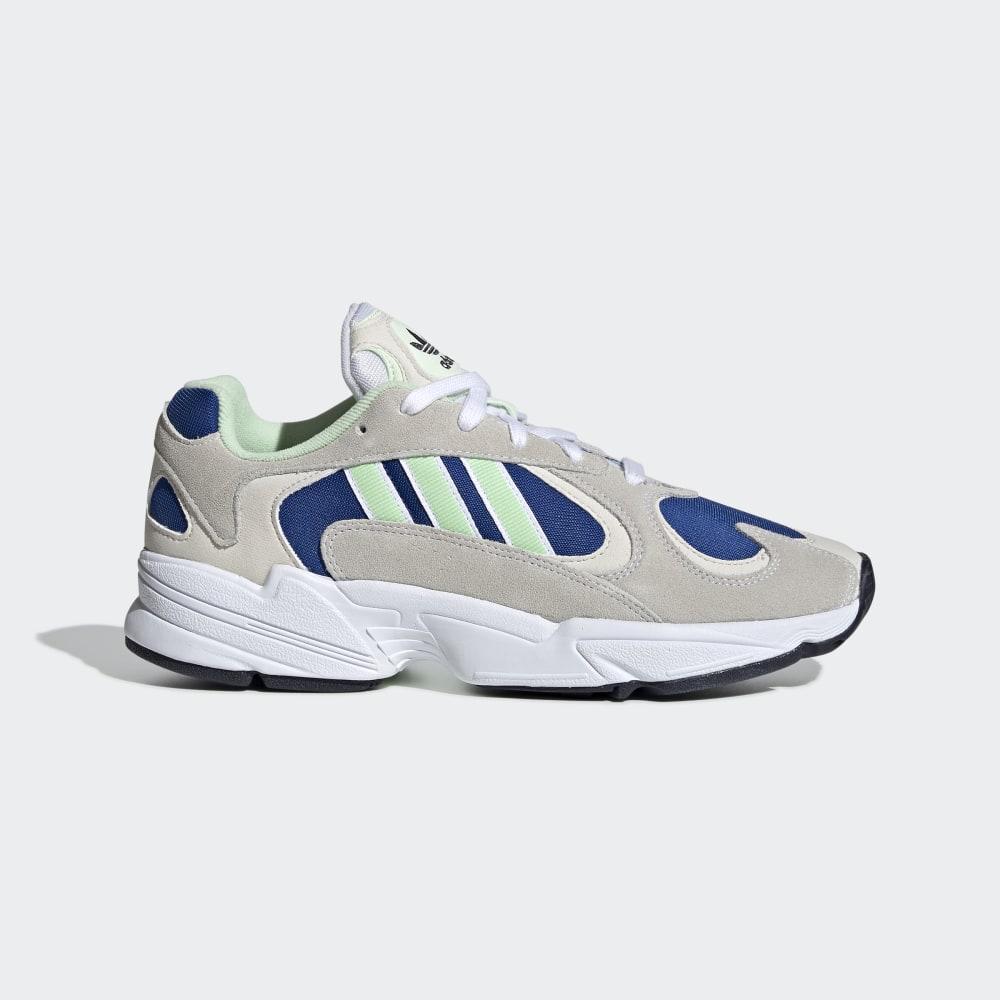 Originals Adidas Yung-1 Barbati Romania - Albi/Verzi/Albastru Regal EE5318